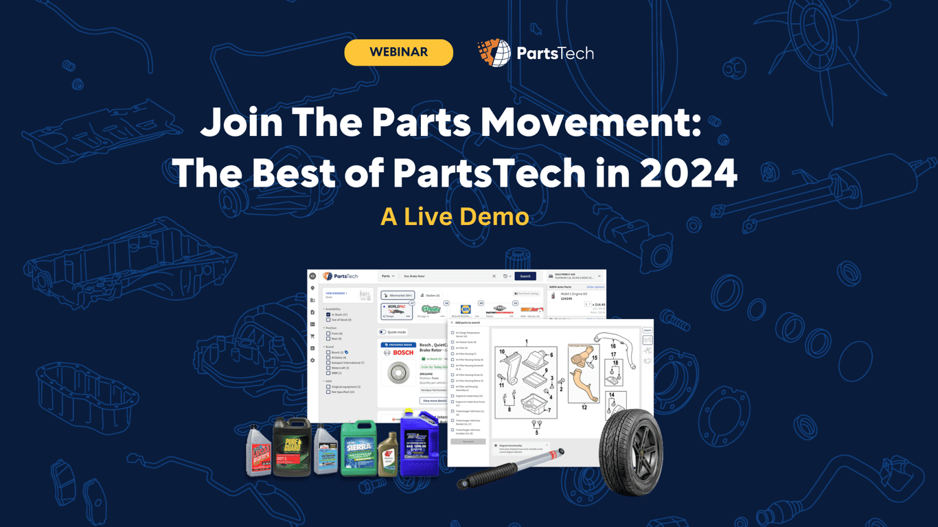 On-Demand Webinar: The Best of PartsTech in 2024 – A Live Demo