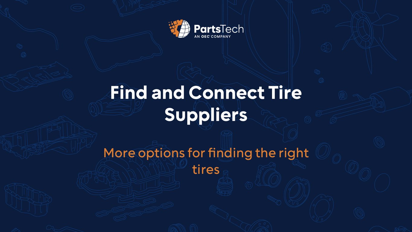 Find and Connect Tire Suppliers