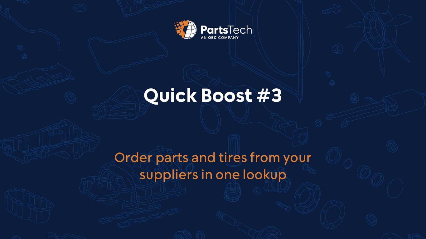 PartsTech Quick Boost #3