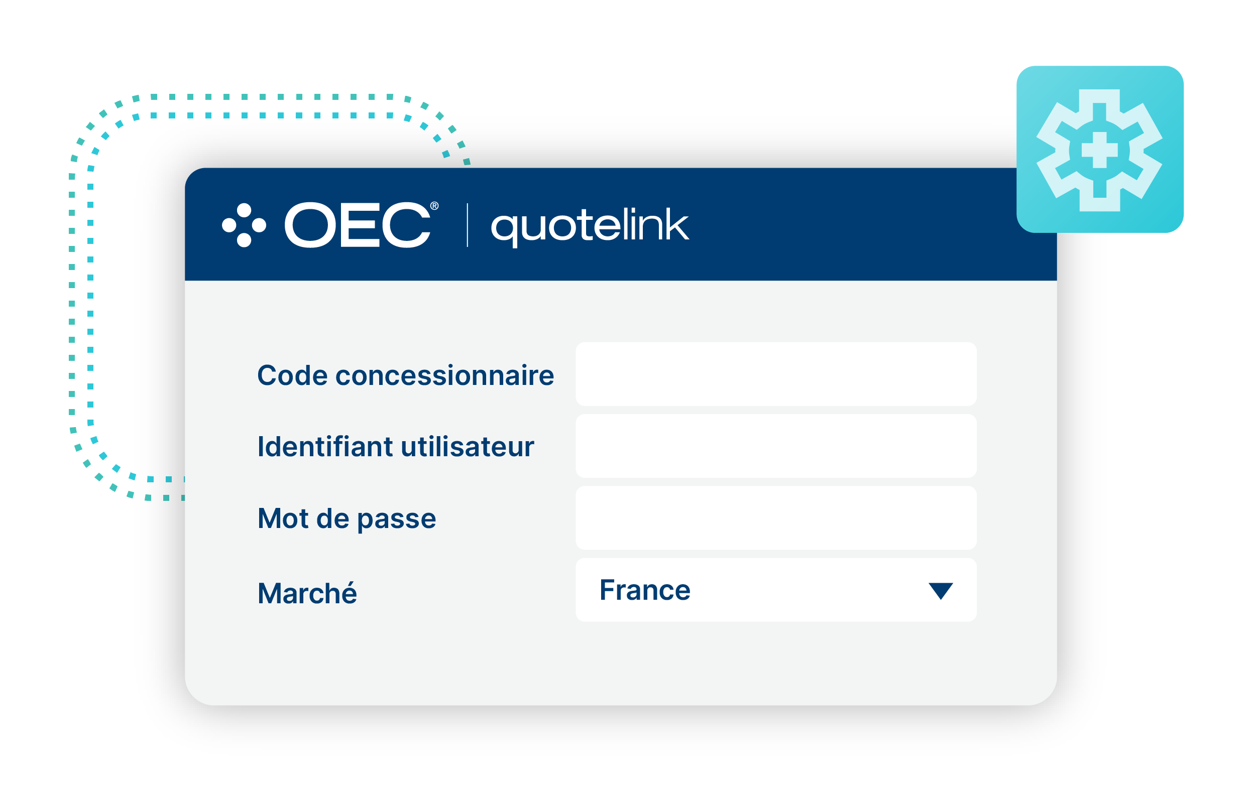 Informations sur le concessionnaire OEC QuoteLink