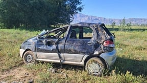 В Навоийской области Matiz с 14 детьми попал в ДТП