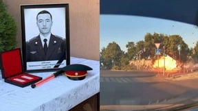 Погибшего в Ташкенте инспектора ДПС похоронили в Коканде