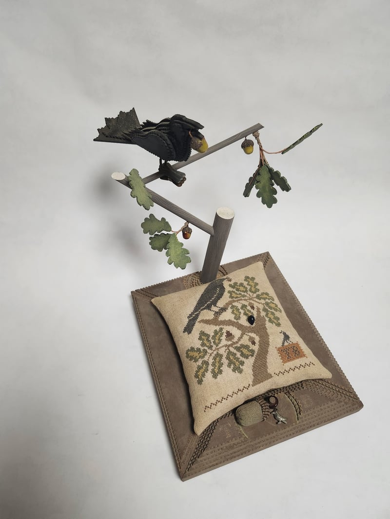 Raven Pin Cushion by David Schump