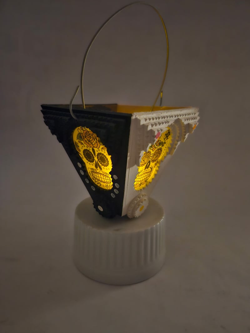 Skull Lantern by David Schump