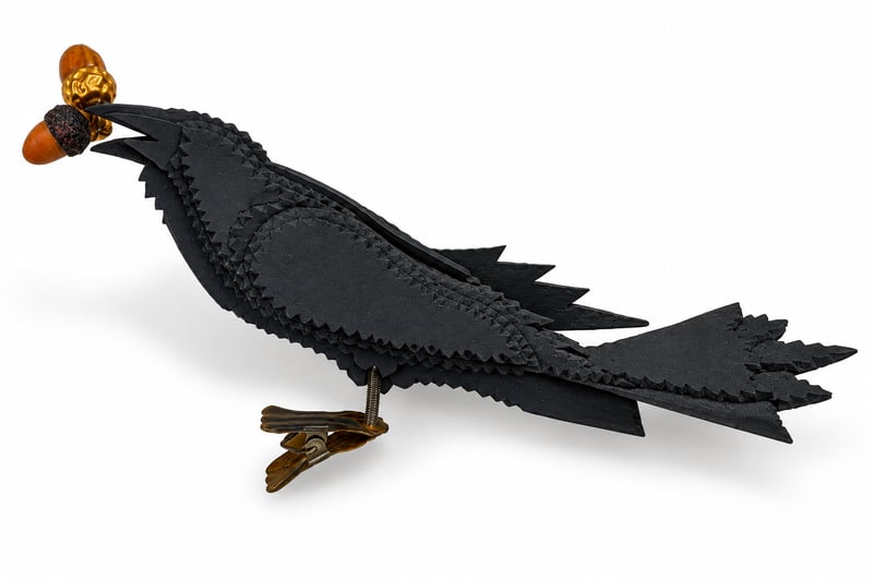 Raven Ornament by David Schump
