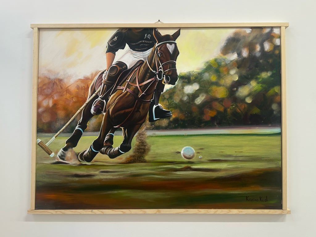 Polo Horse by Krystsina Kush