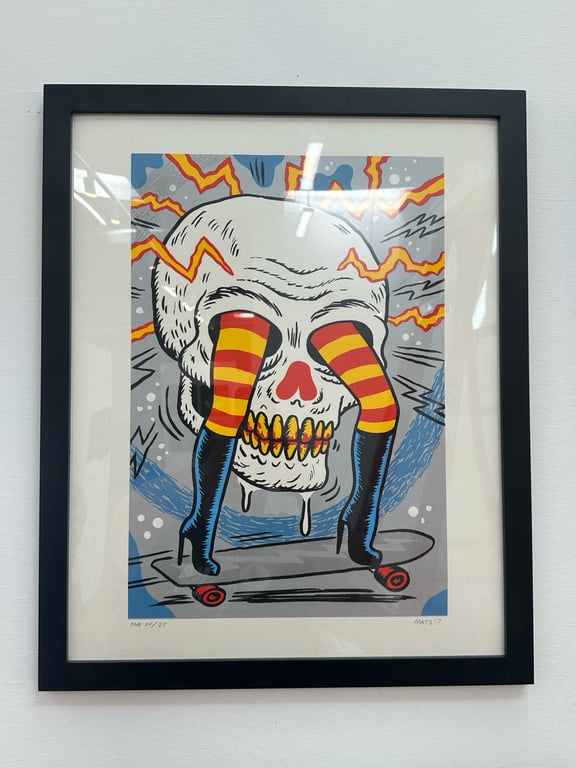 Skull Skater by Mats Stromberg