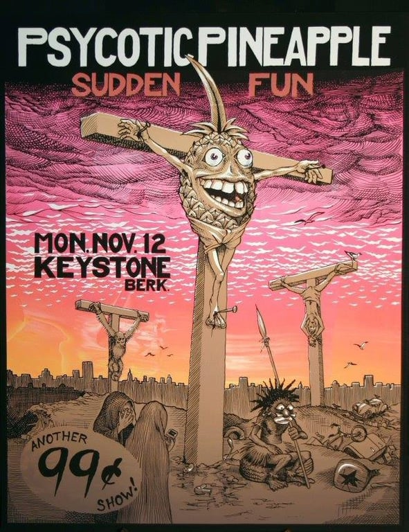 Psycotic Pineapple Keystone Berkeley by John Seabury