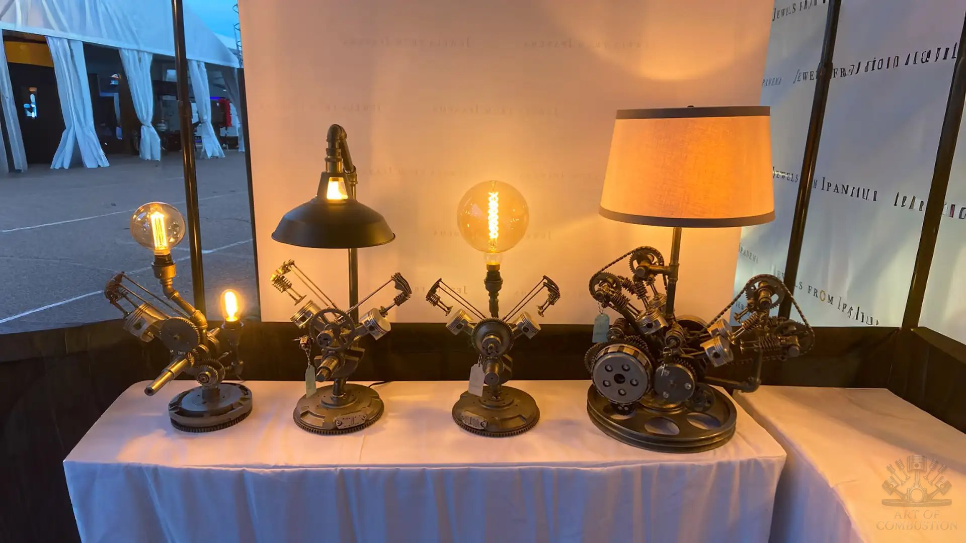 Engine component lamp