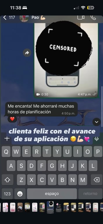 Testimonio WhatsApp 4