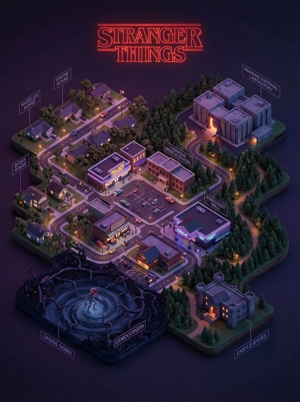 Amazing Miniworlds 3D movies - AI generated image using Nano Banana Pro prompt