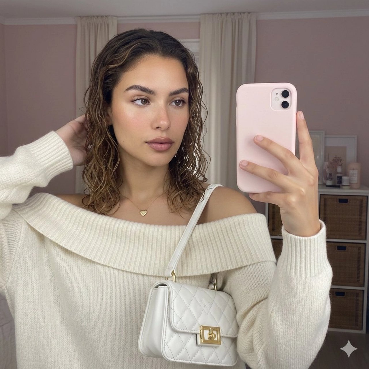 Soft Intimate Mirror Selfie (Reference-Based Generation)