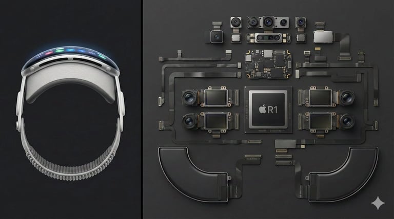Deconstructed Apple Vision Pro Comparison Photography