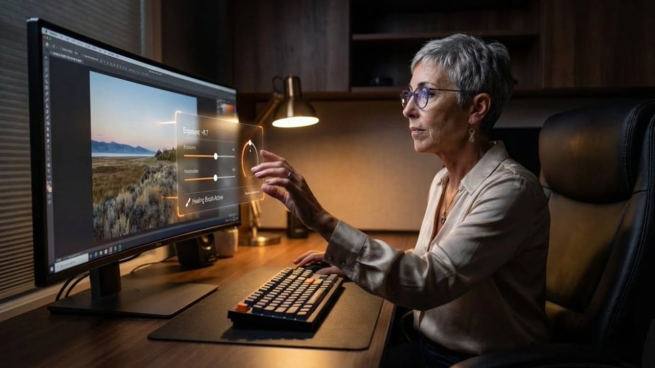 Professional Photo Editor HUD Prompt