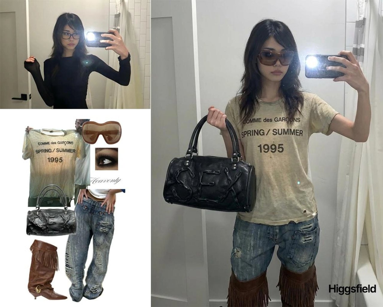 Outfit transfer between two images