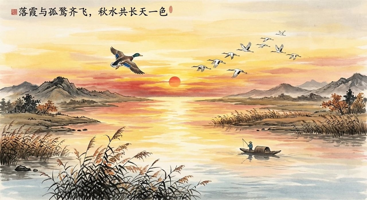 Chinese poetic and crossover character prompts - AI generated image using Nano Banana Pro prompt