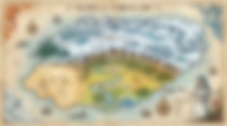 Royal Cartographer Fantasy World Map Prompt (Detailed Scenario) - Blurred AI generated image using Nano Banana Pro prompt