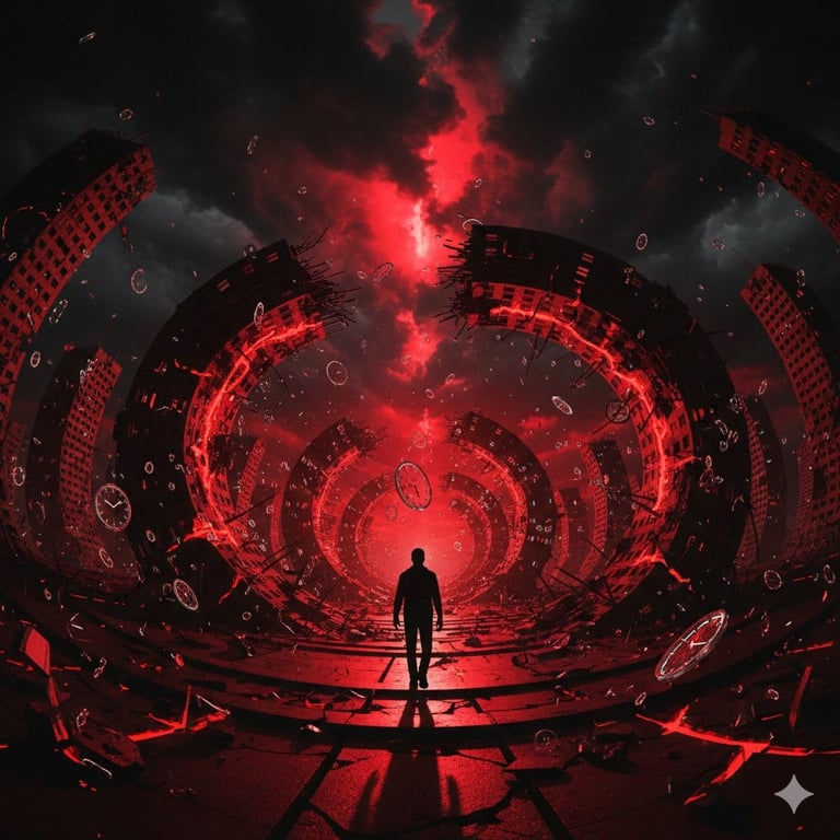 Surreal Physics Dystopia Image Generation Prompt