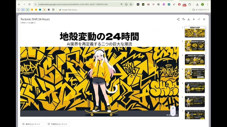 Flat Vector Art Street Illustration Slide Generator