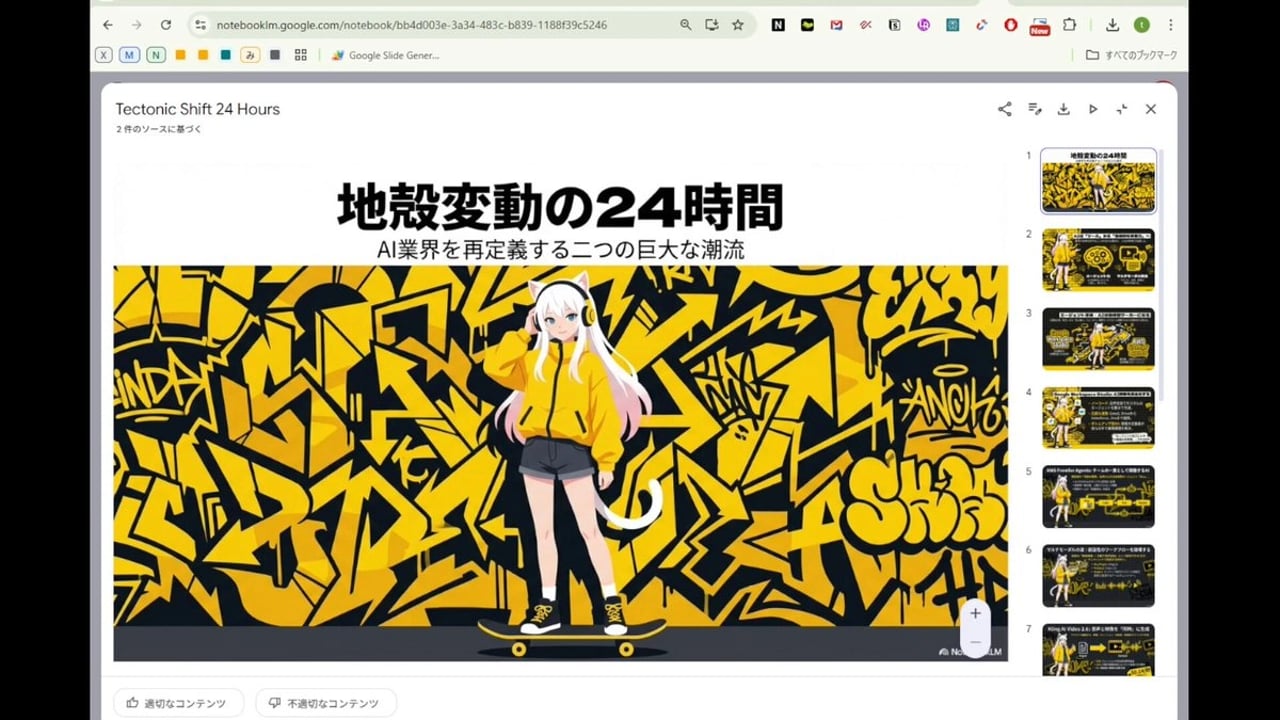 Flat Vector Art Street Illustration Slide Generator