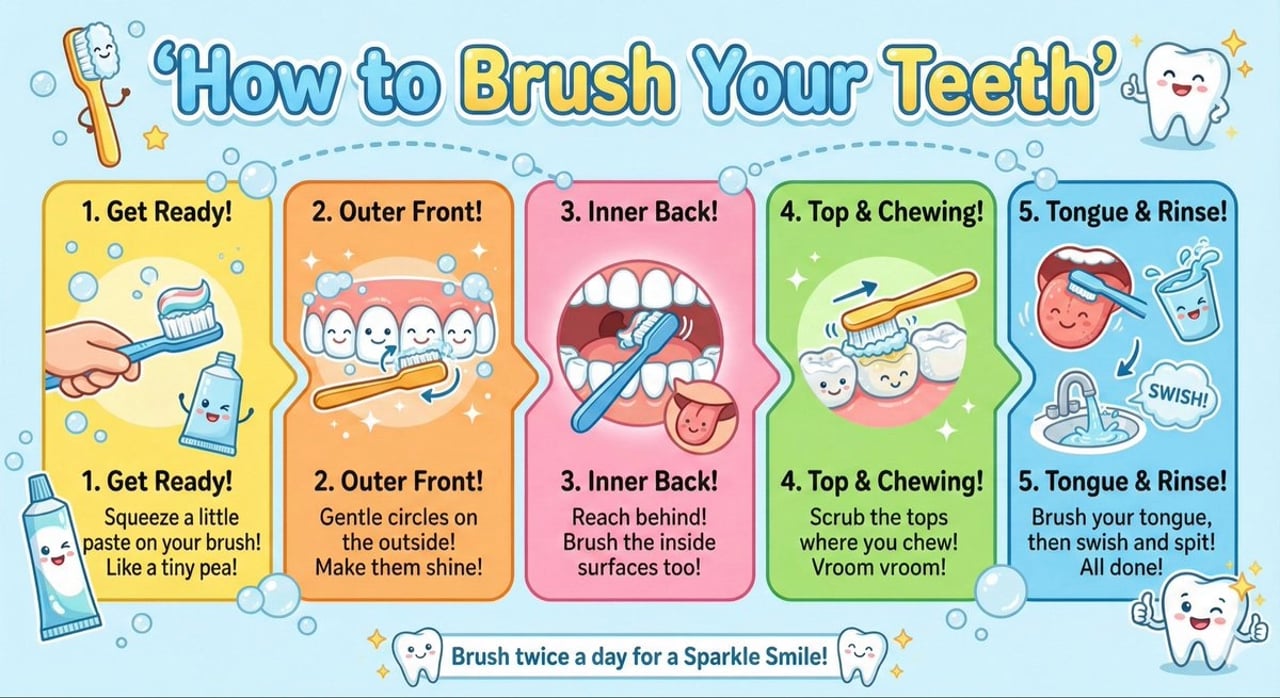 Kid-Friendly Routine Poster Prompt