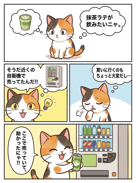4-Panel Manga Story Generator (Cat Character)
