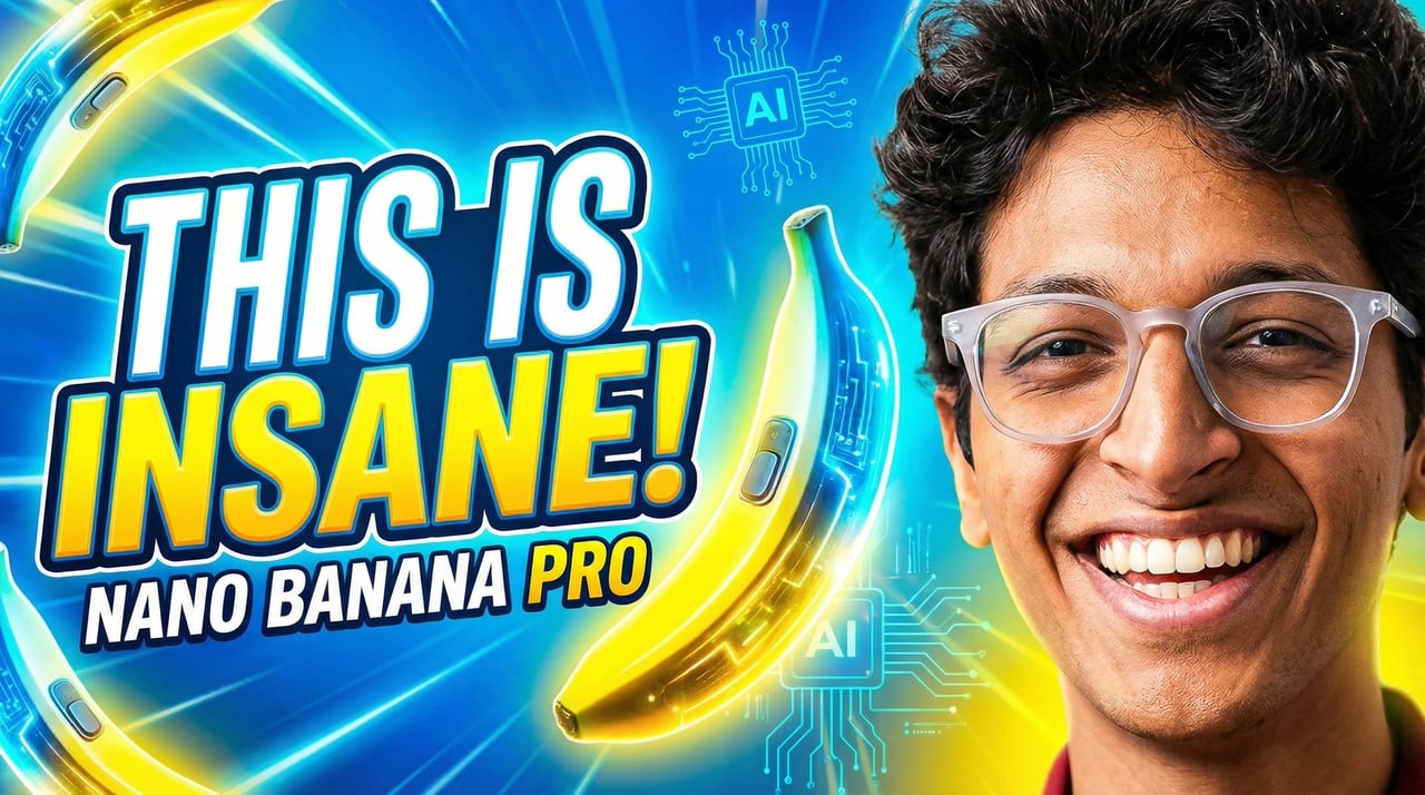 Youtube thumbnail mr beast style - AI generated image using Nano Banana Pro prompt