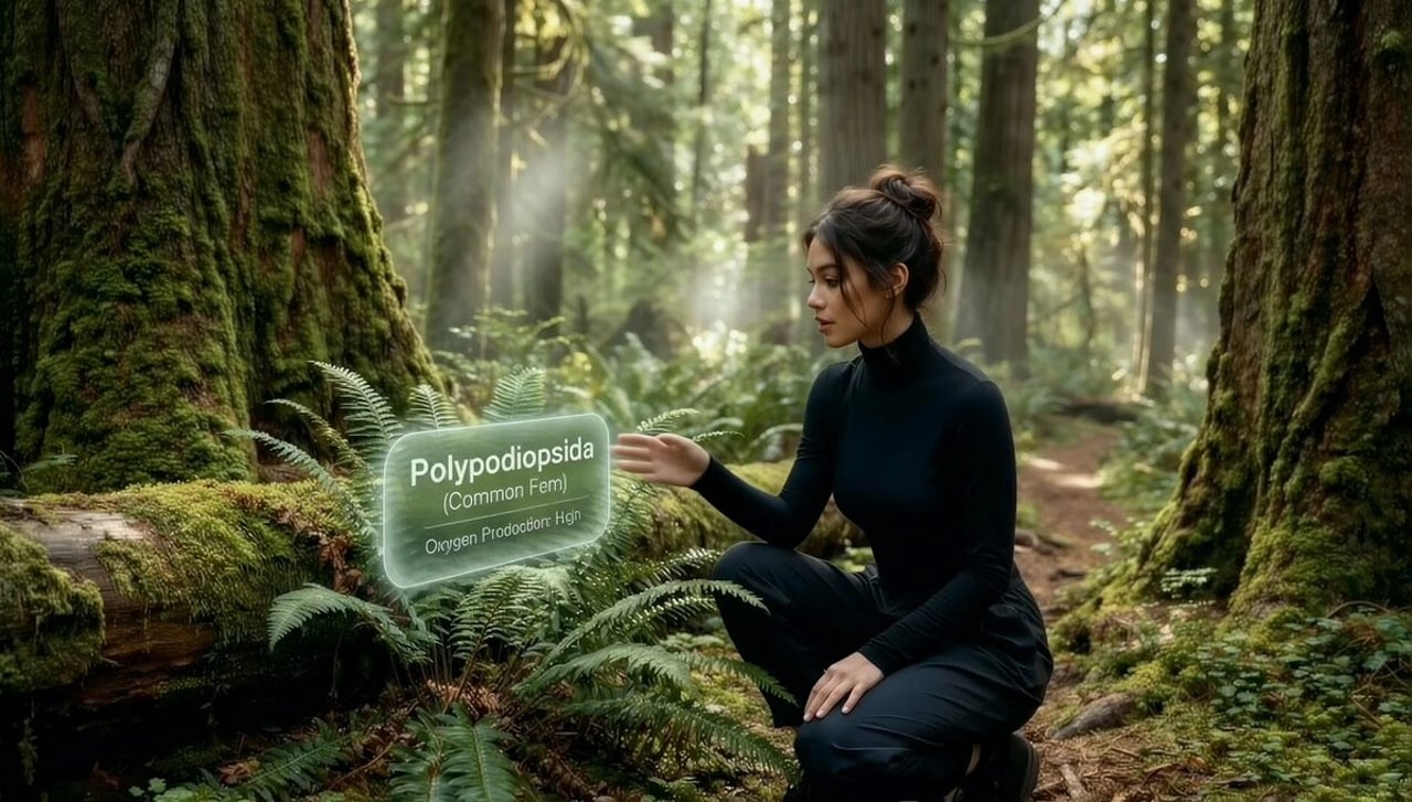 AR Data Tag Overlay Video in a Redwood Forest