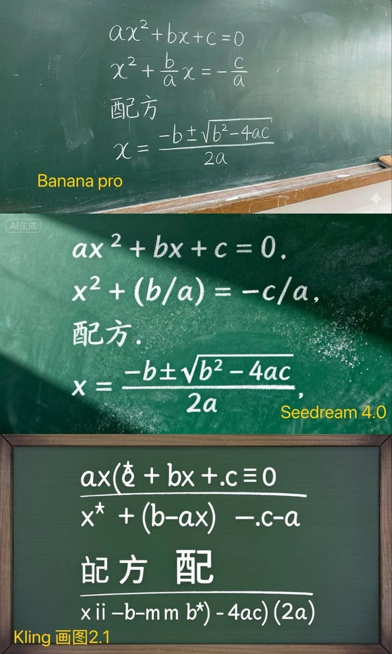 Three advanced abstract reasoning image tests
