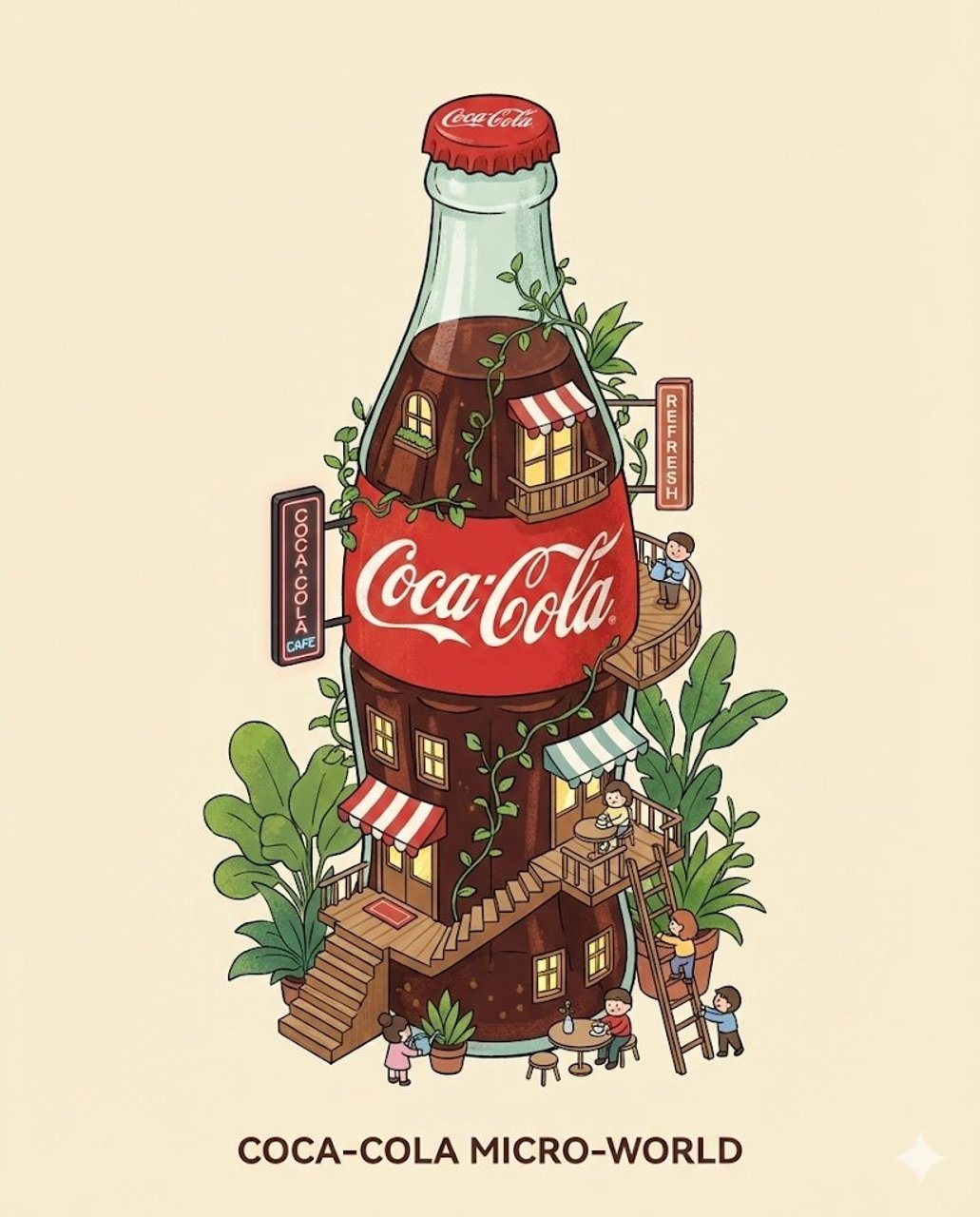 Whimsical Isometric Product Architecture Illustration