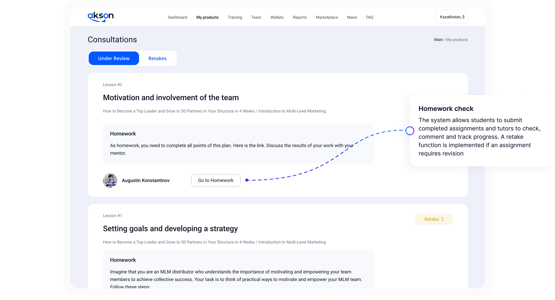 Hausaufgaben kontrollieren