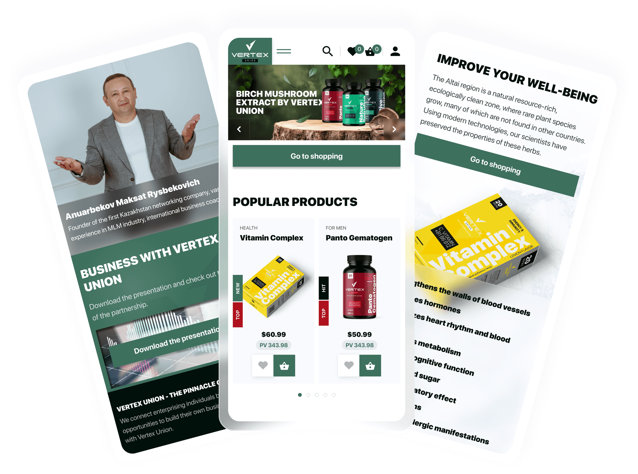 Сайт про компанію та продукти 2