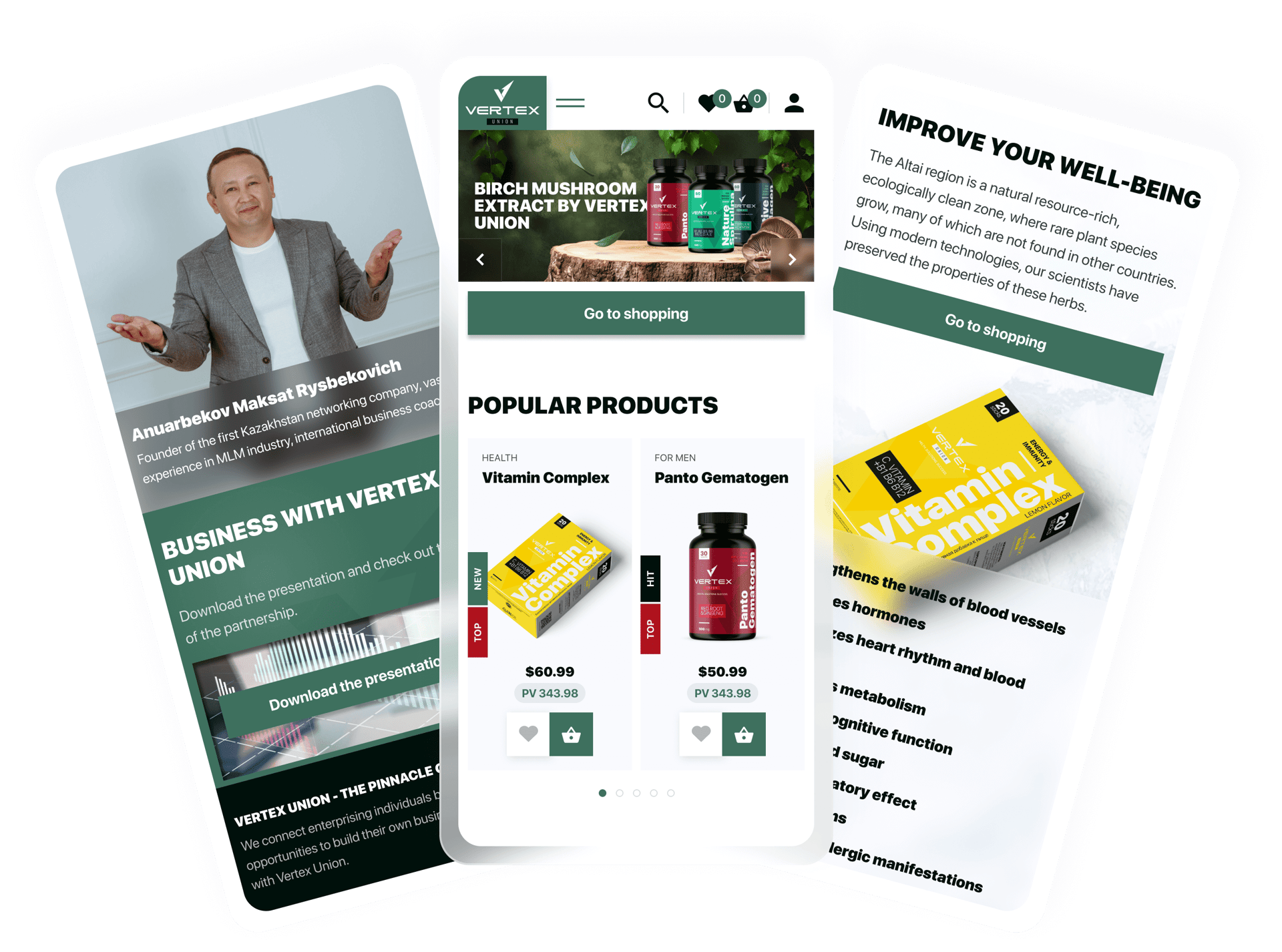 Sitio web sobre la empresa y sus productos. 2