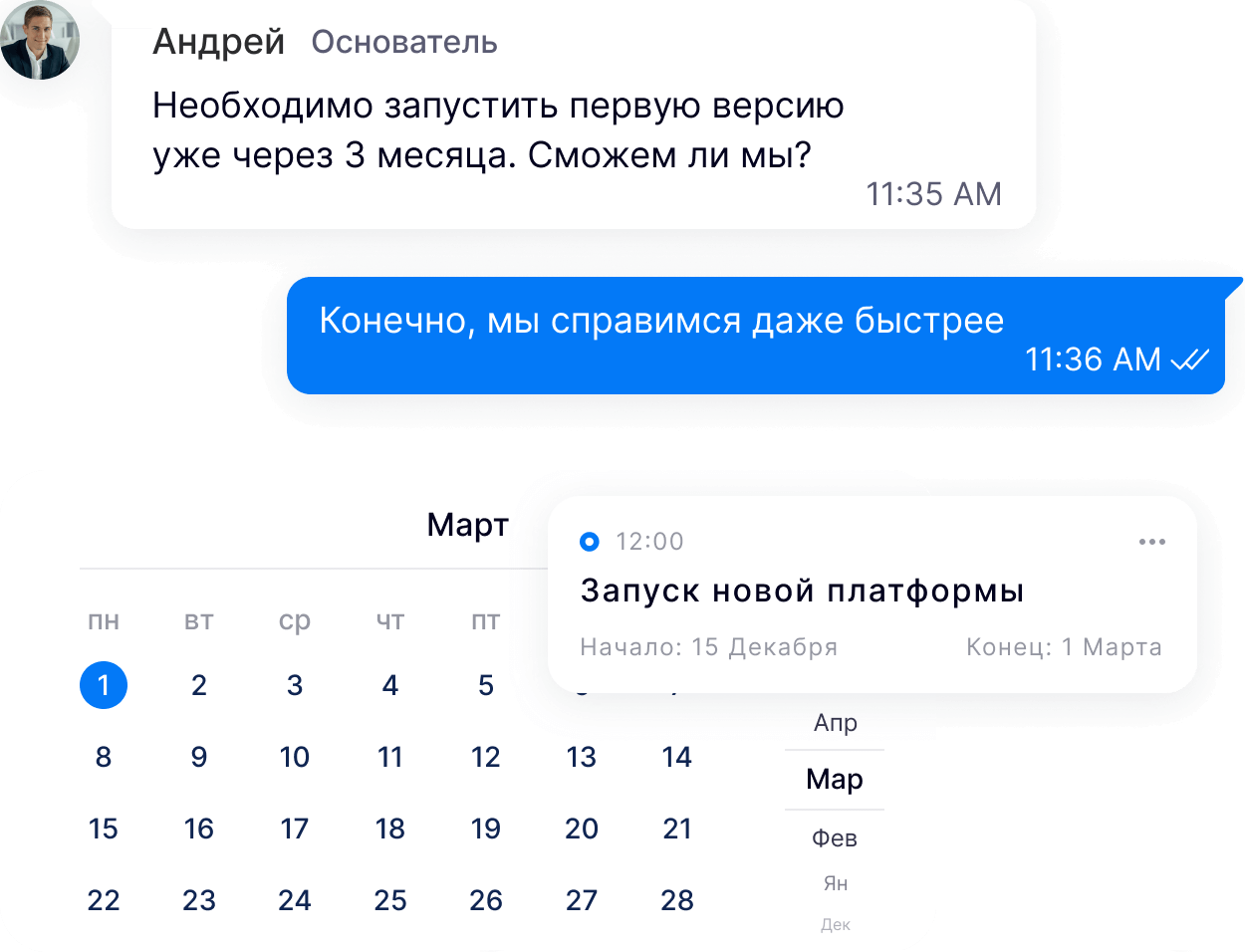 Скорость разработки решения