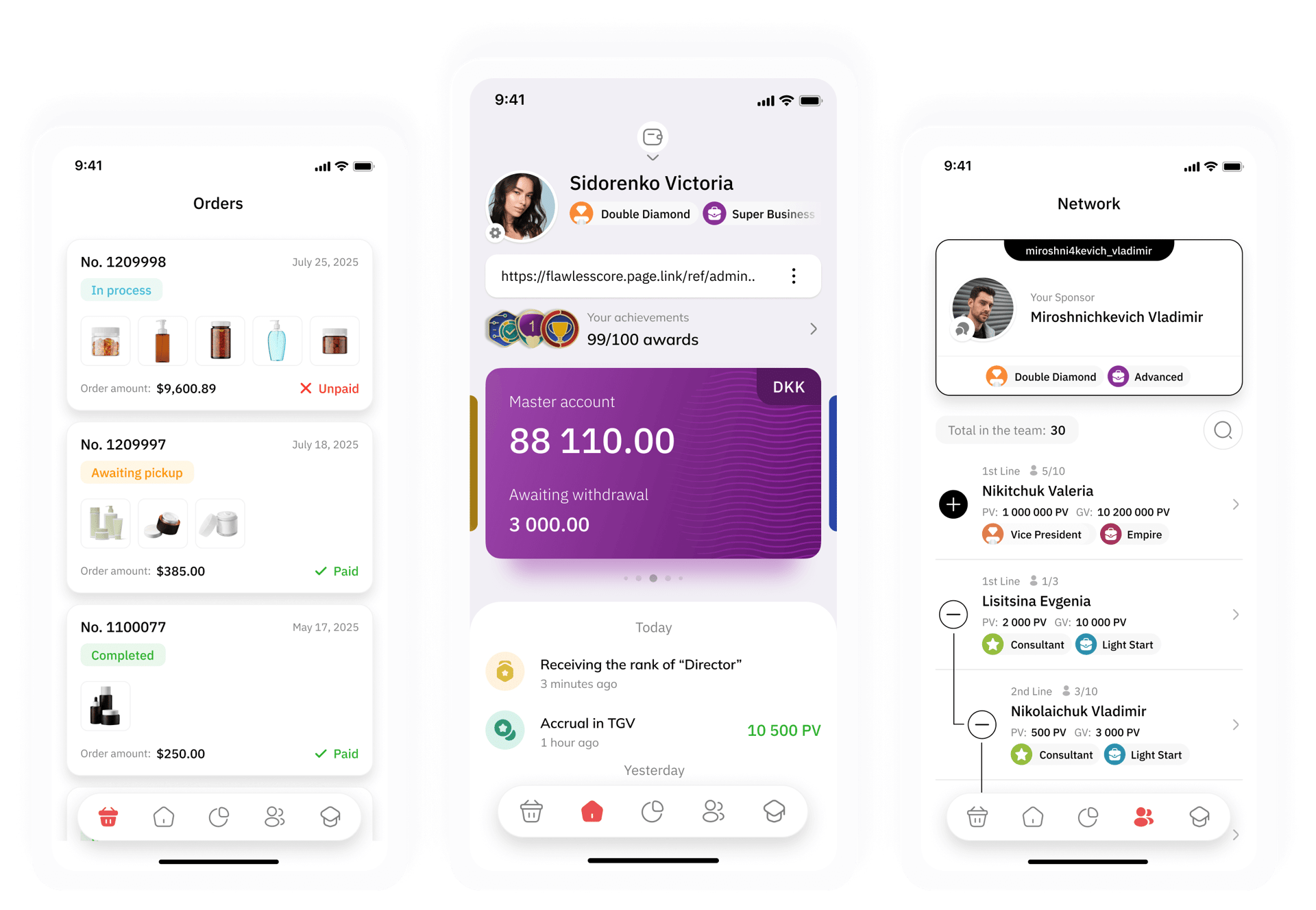 Crearemos una aplicación móvil con cuentas de socios.