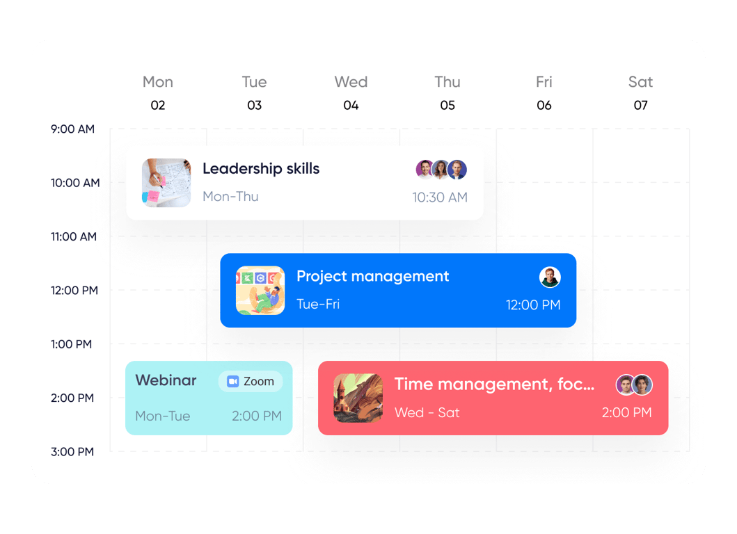 Calendario de eventos