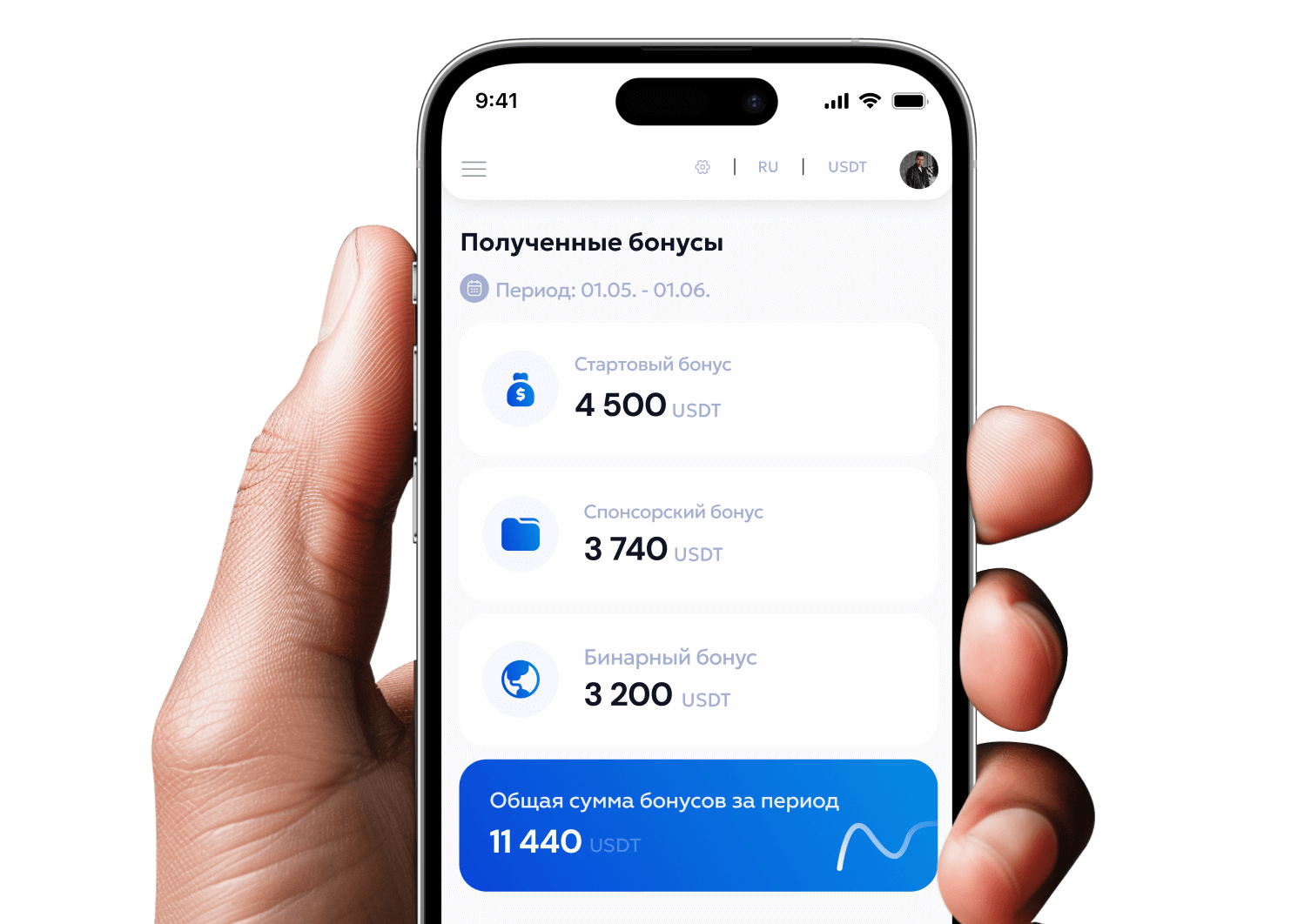 Увеличение процента выплат в сеть с ростом структуры