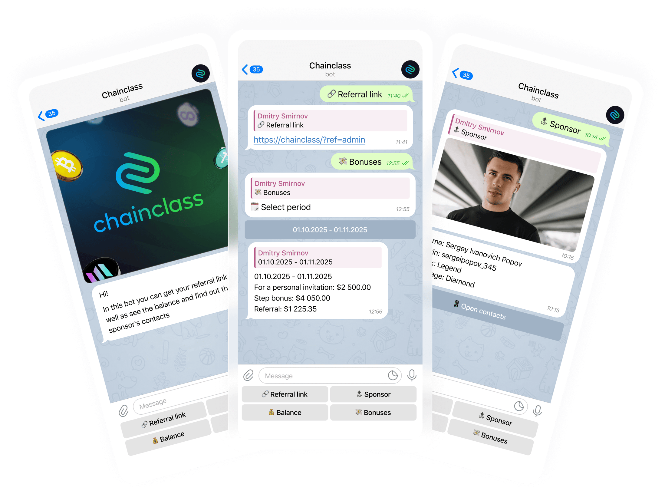 Landing page about the company and products + Telegram bot 3