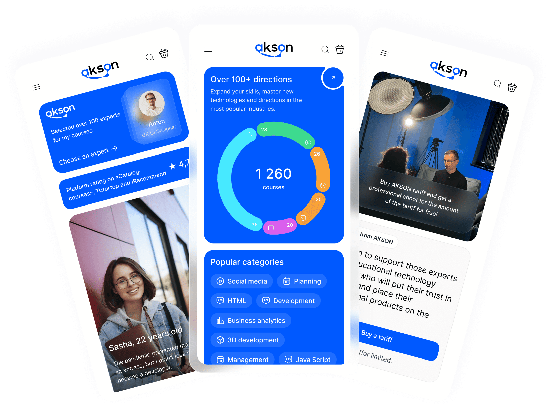 Website zum Unternehmen und den Produkten 2