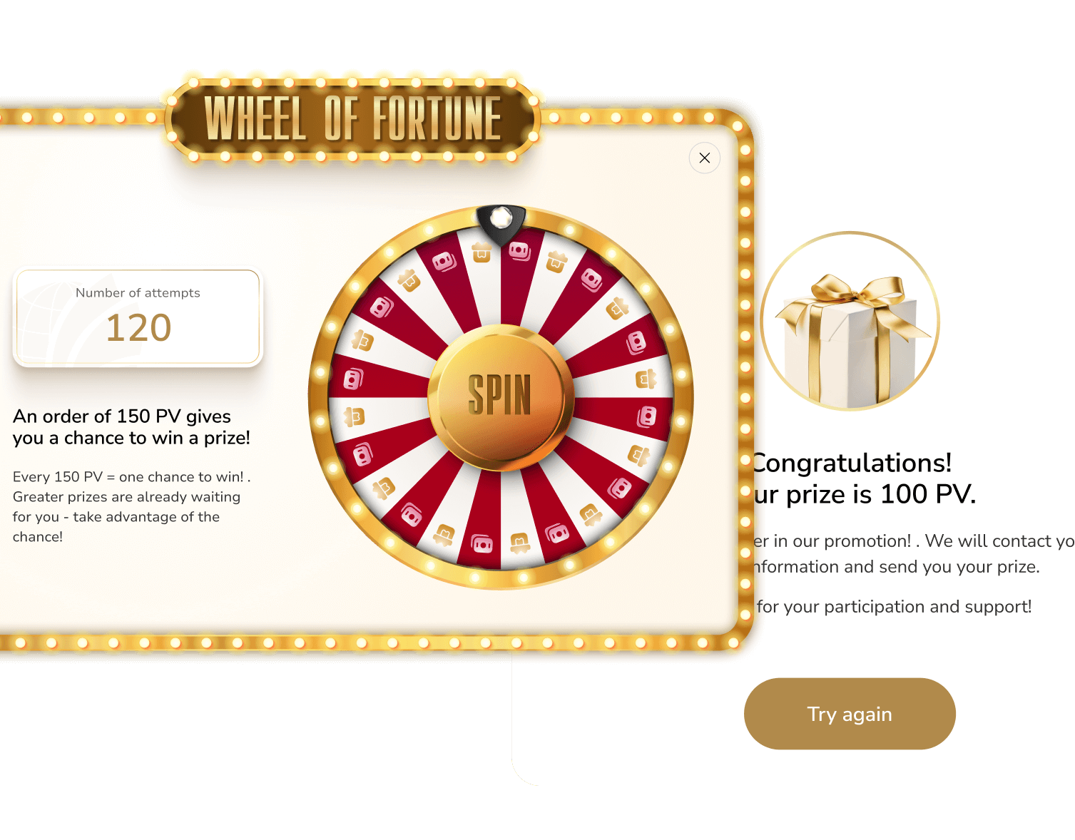 Launching promotions