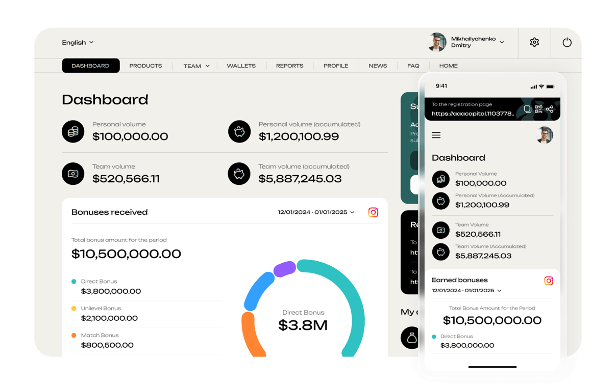 Crear un sitio web de MLM