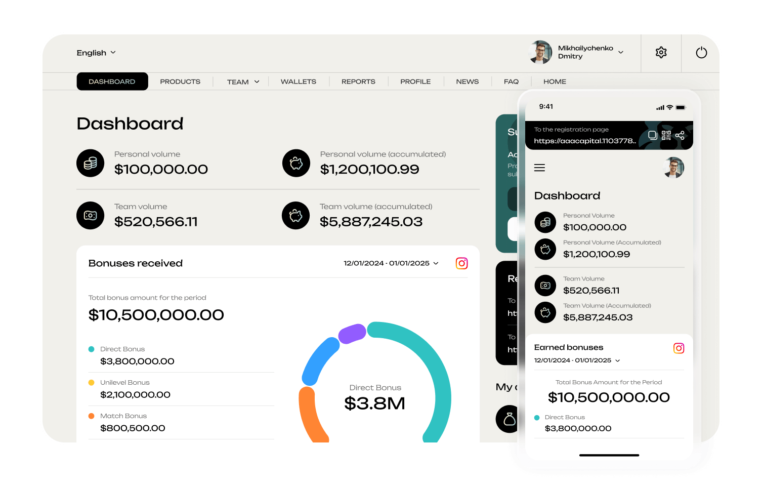 Create an MLM website