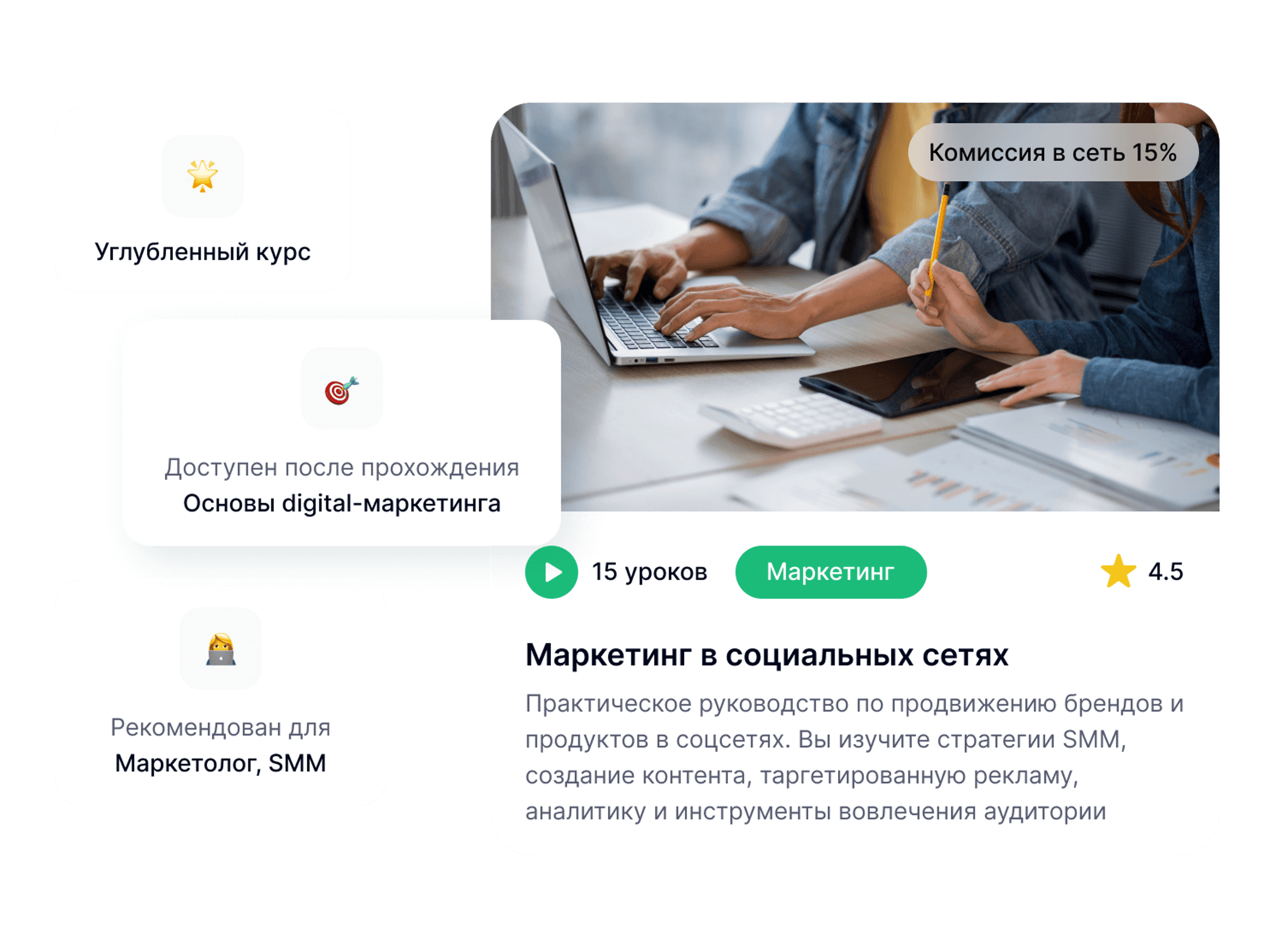 Настраиваемый доступ к материалам