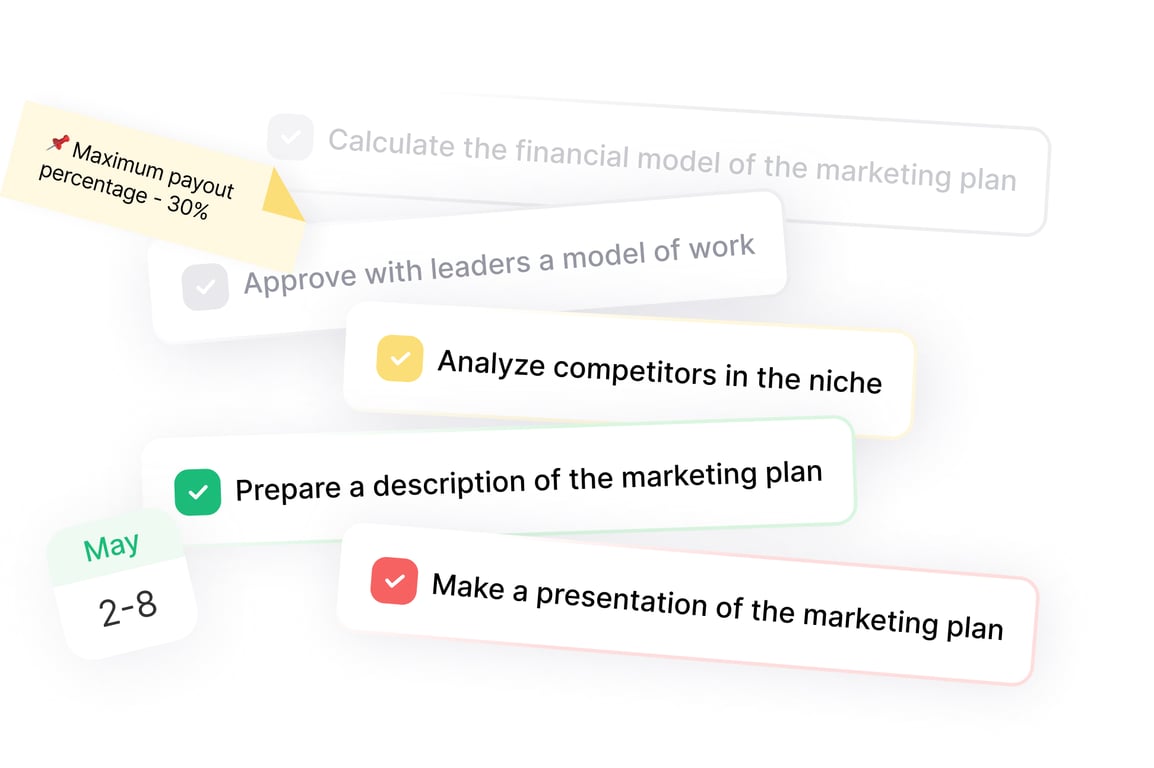 Let's create a compensation plan