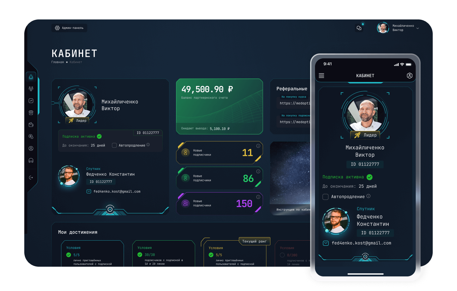 Создать МЛМ сайт