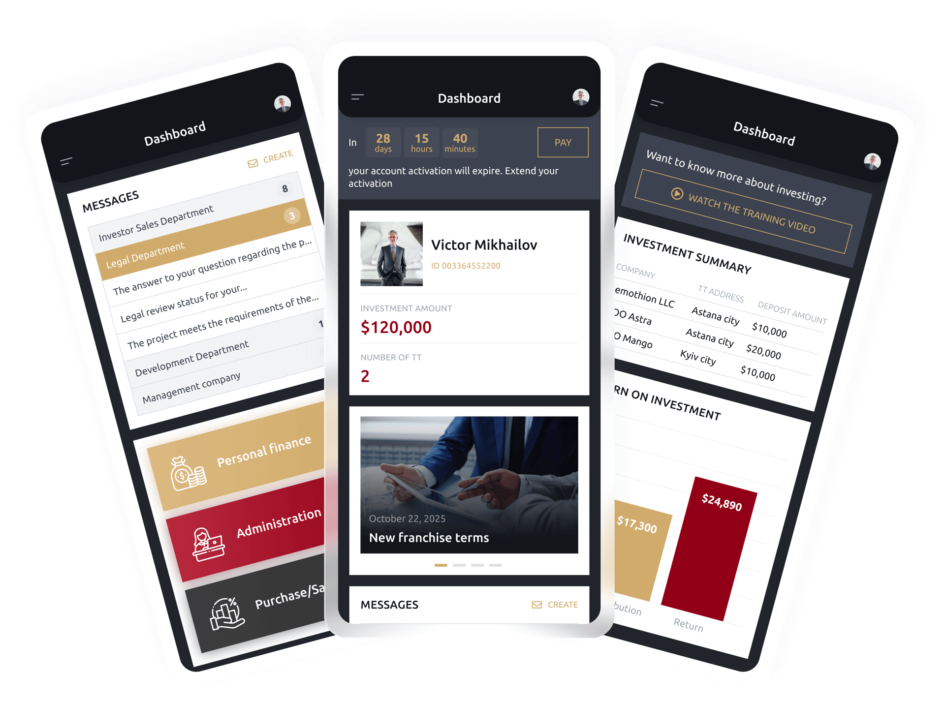 Кабінет інвестора з індивідуальним дизайном 2