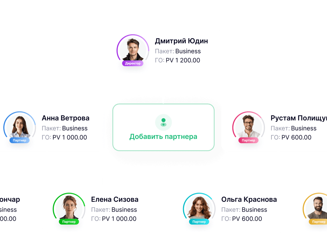 Cтруктура партнеров