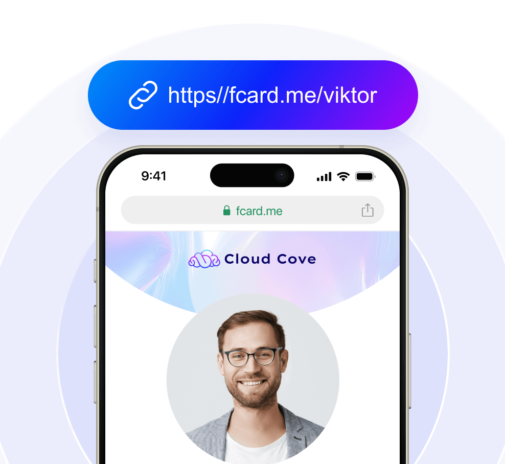 Получите именную ссылку на вашу визитку