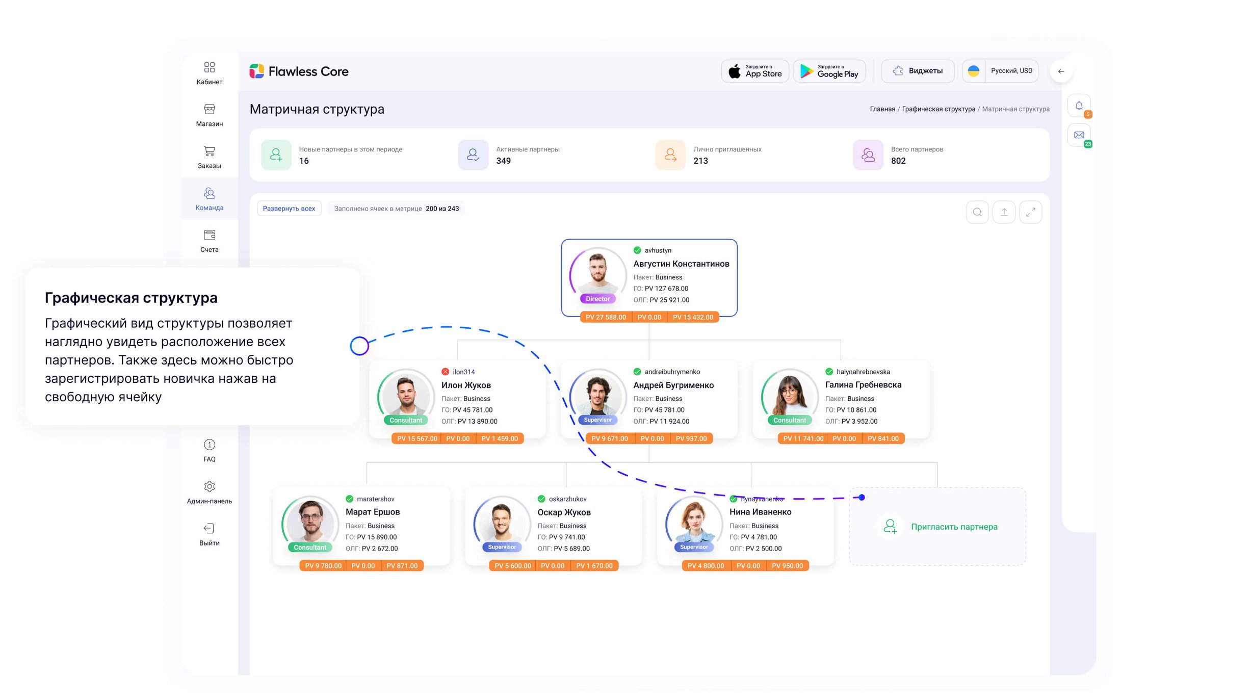 Объем структуры