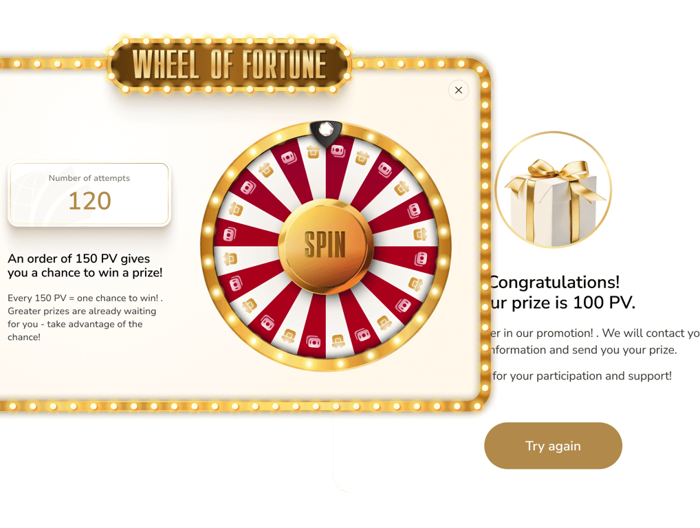 Lanzamiento de promociones